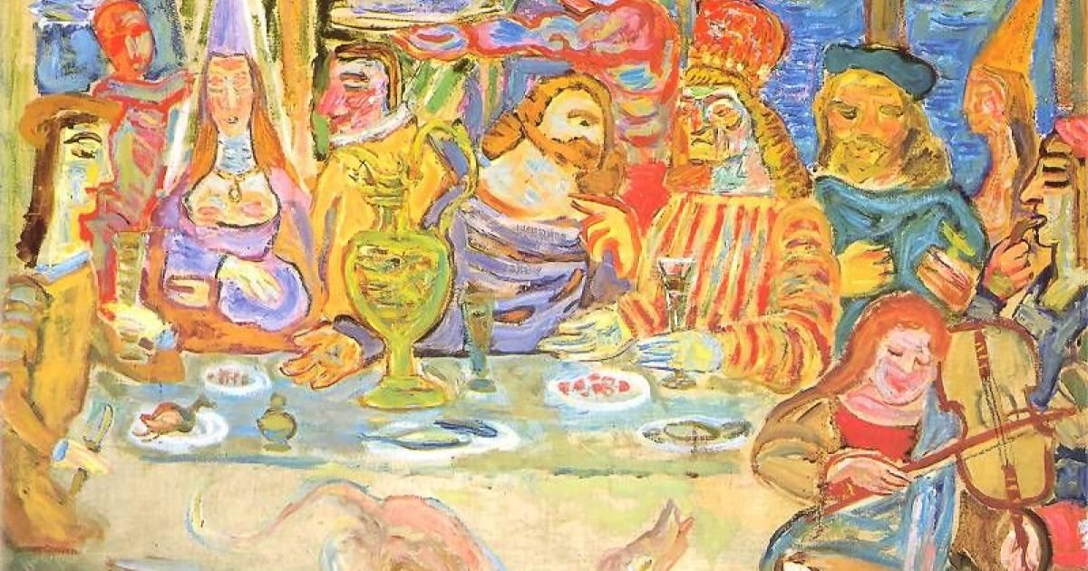 Zygmunt Waliszewski Uczta U Benvenuta Celliniego sztuki Wizualne 
